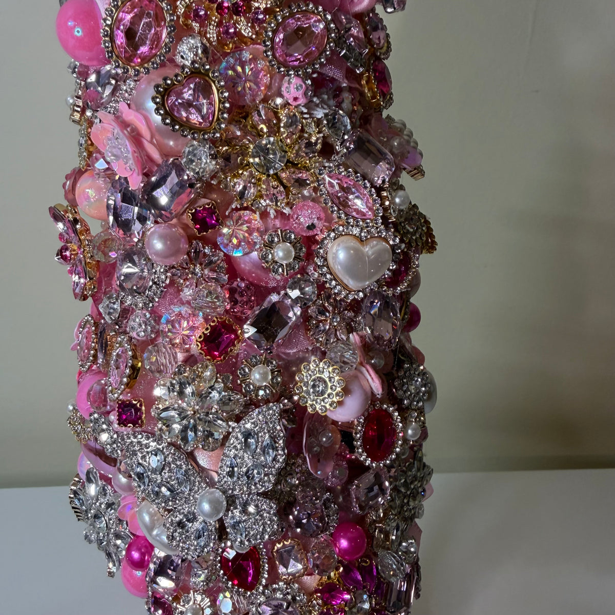 Pretty in Pink Princess Bejeweled Tabletop Tree